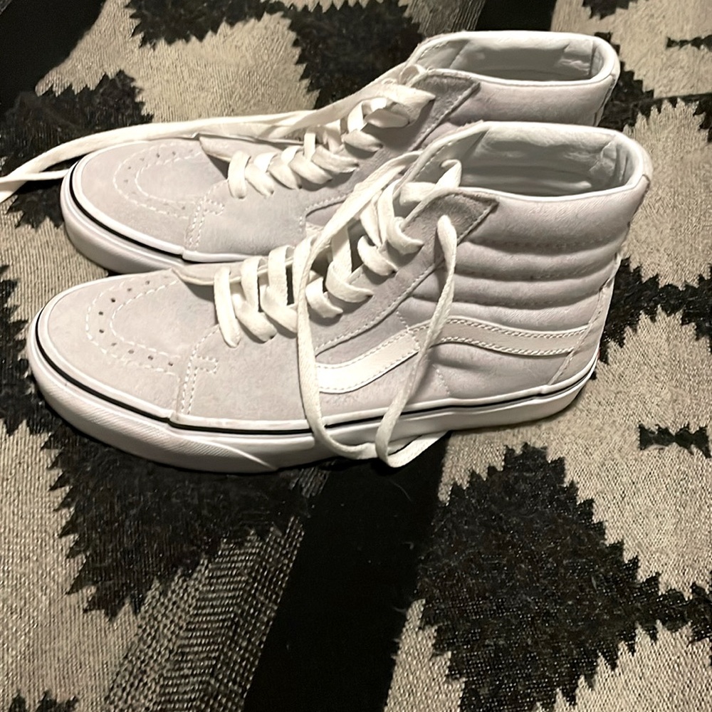 Vans Grey Suede Hightop Sk8